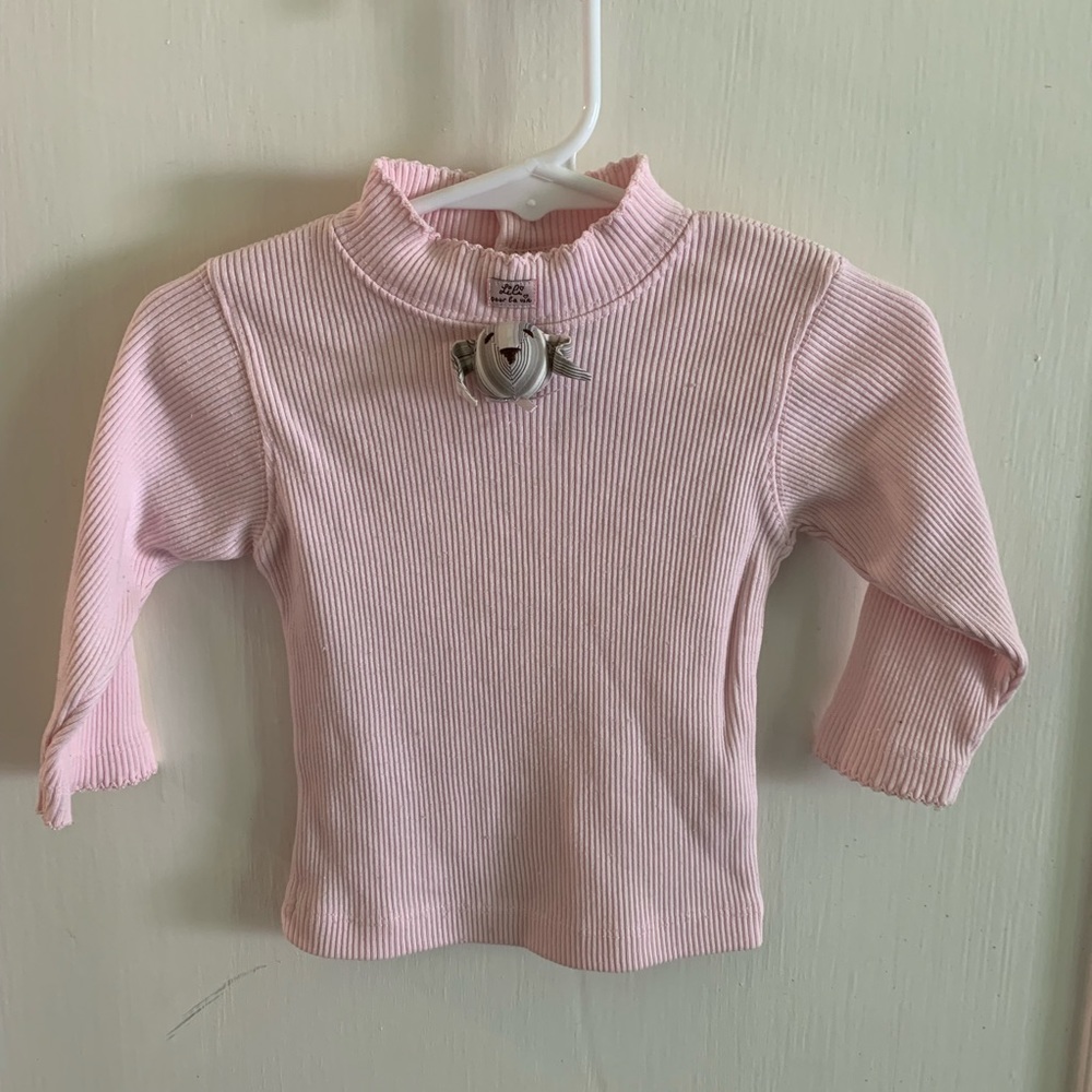 Lili Gaufrette Puppy Mock Turtleneck 12m